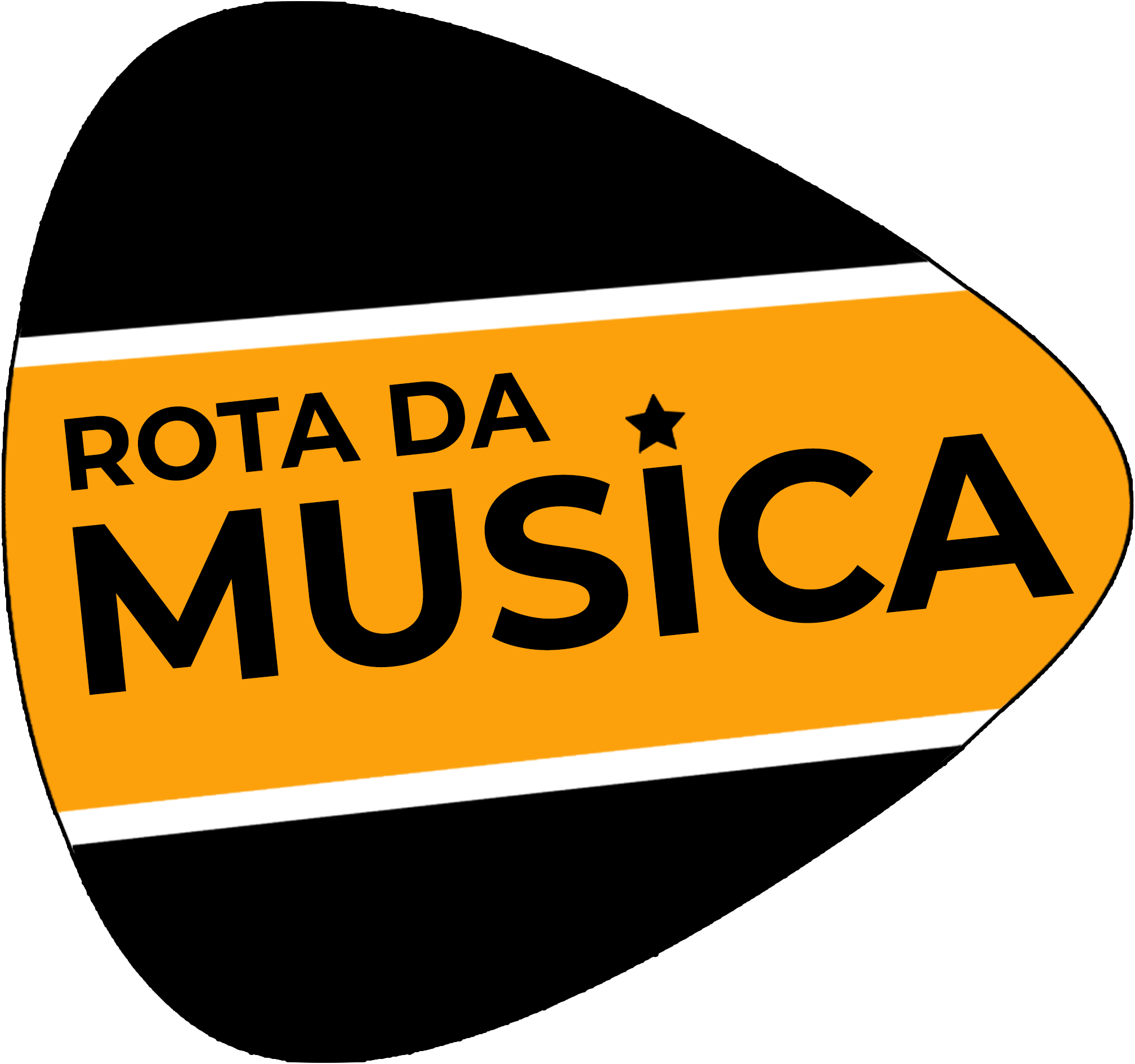 Logo Rota da Música em fundo preto